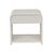 Chloe Channel Bedside - Bone - GlobeWest