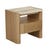 Floyd Marble Bedside - Matt Brown Vein Marble - Natural Ash Veneer - GlobeWest