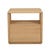 Henry Bedside - Satin Oak - GlobeWest