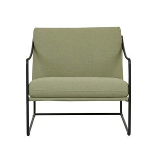 Allegra Outdoor Sofa Chair - Moss - Black - GlobeWest