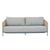 Aspen Club 3 Seater Sofa - Lagoon - Shell - GlobeWest