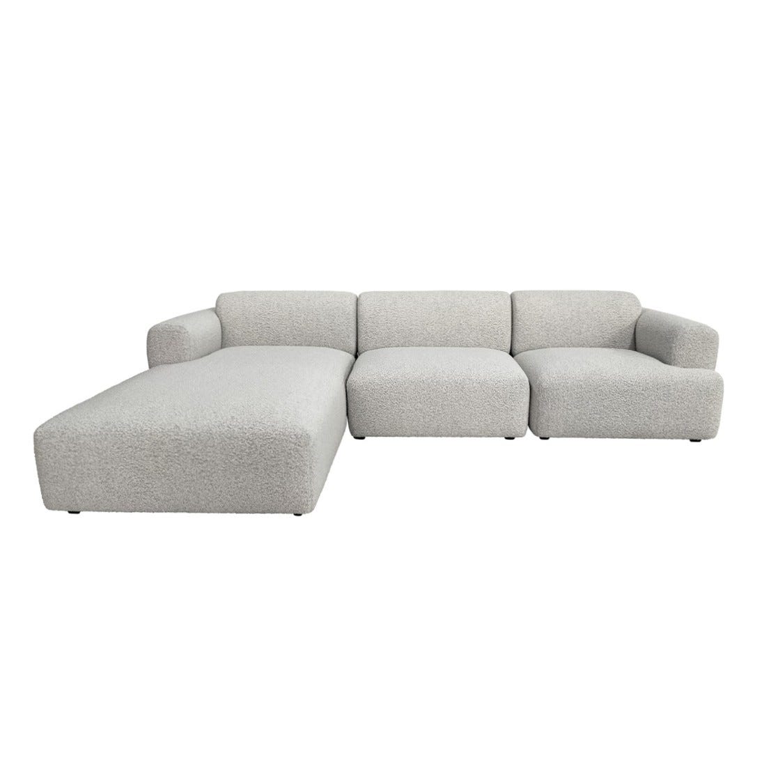Juno Boulder Left Chaise Sofa Set - GlobeWest