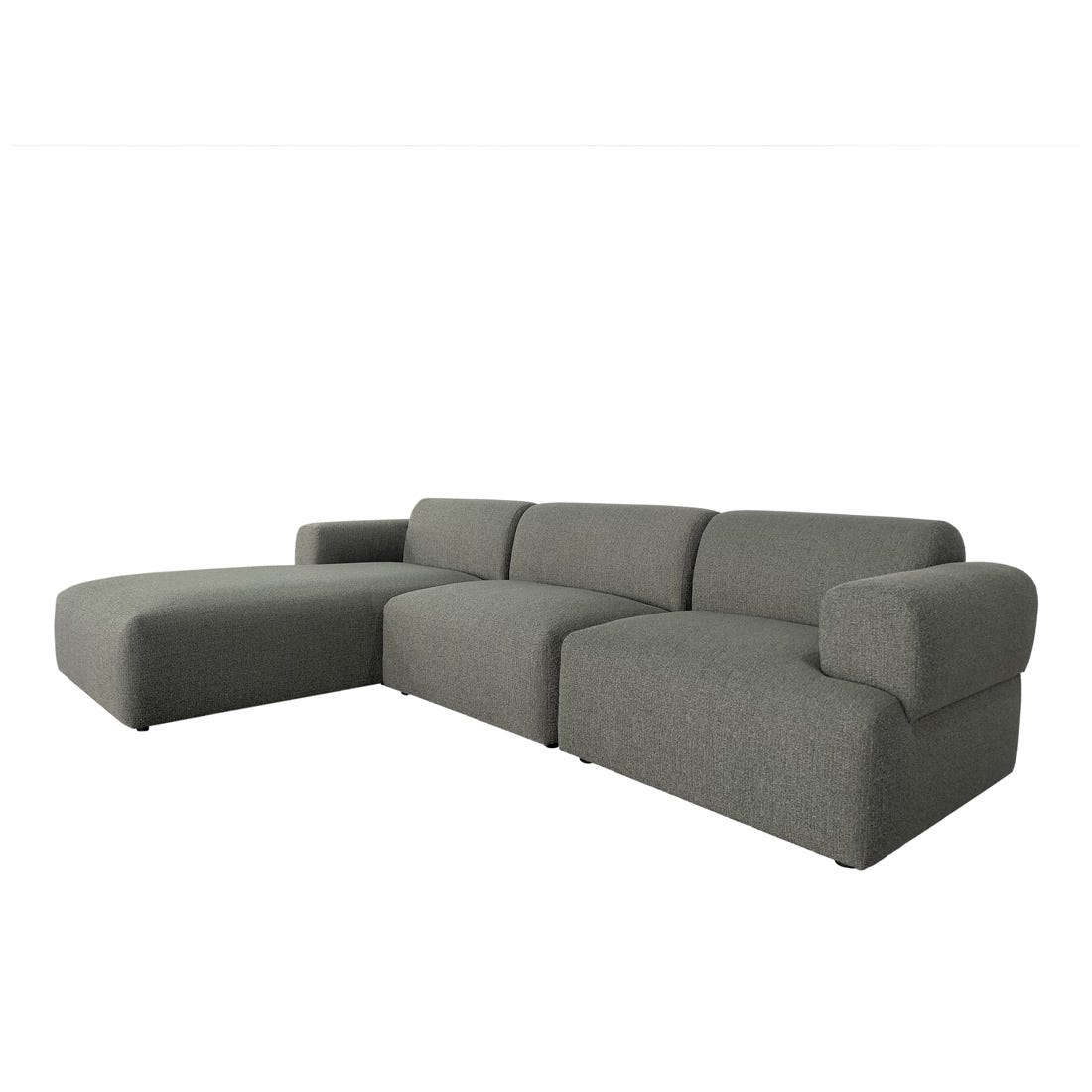 Juno Boulder Left Chaise Sofa Set - GlobeWest