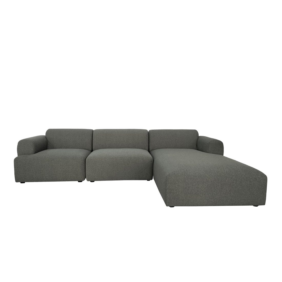Juno Boulder Right Chaise Sofa Set - GlobeWest