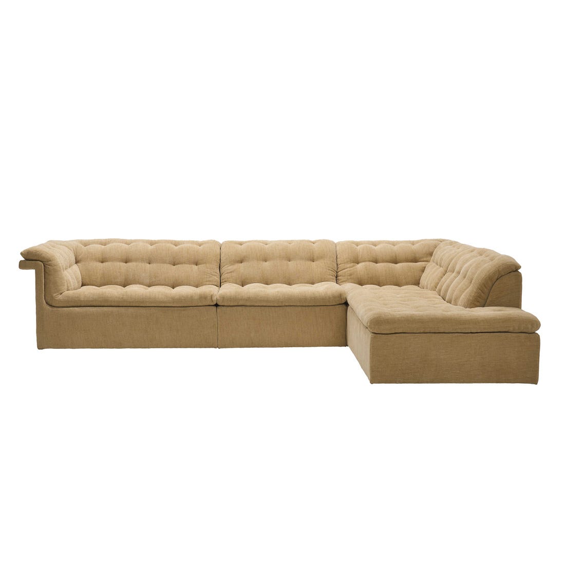 Natadora Furrow Corner Sofa - GlobeWest