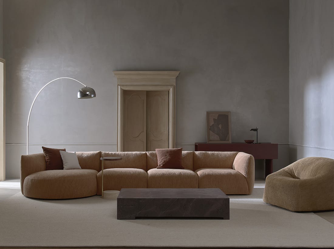 Natadora Slipper Corner Sofa - GlobeWest