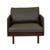 Tolv Pensive Sofa Chair - Armour Leather - Walnut - GlobeWest