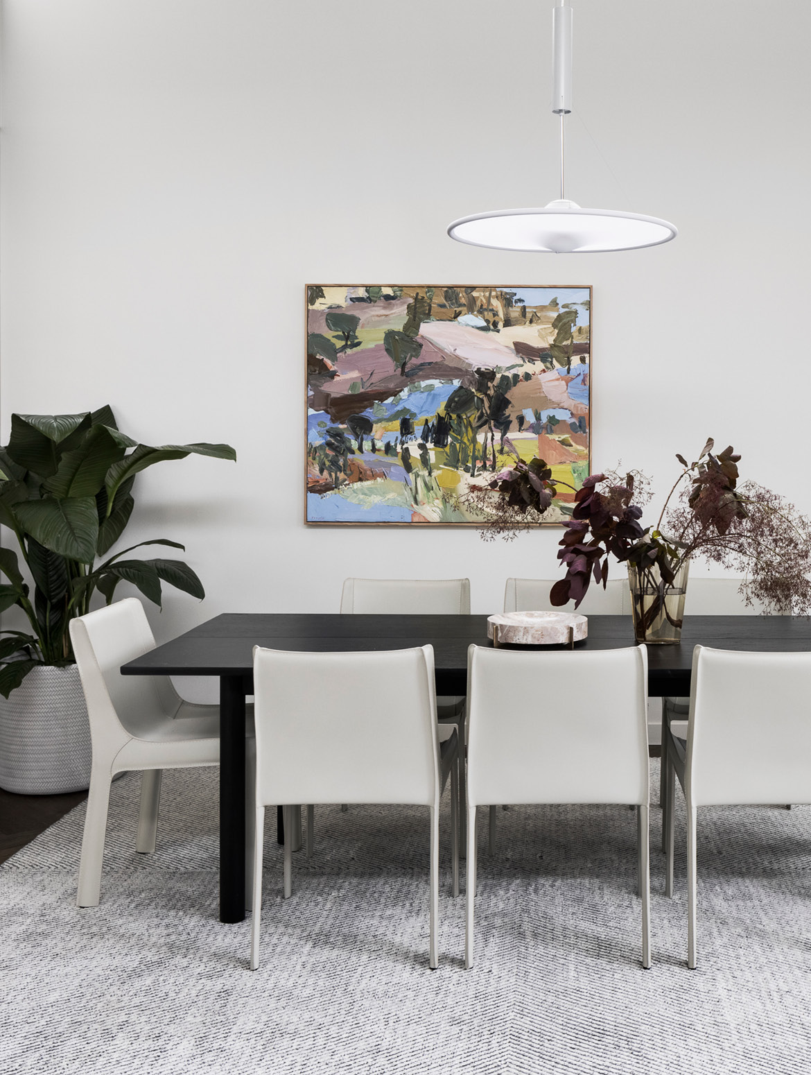 Tolv Itamae Dining Table (colour sold out), Scout Dining Chairs and Tepih Neptune Rug Tolv Itamae Dining Table (colour sold out), Scout Dining Chairs and Tepih Neptune Rug