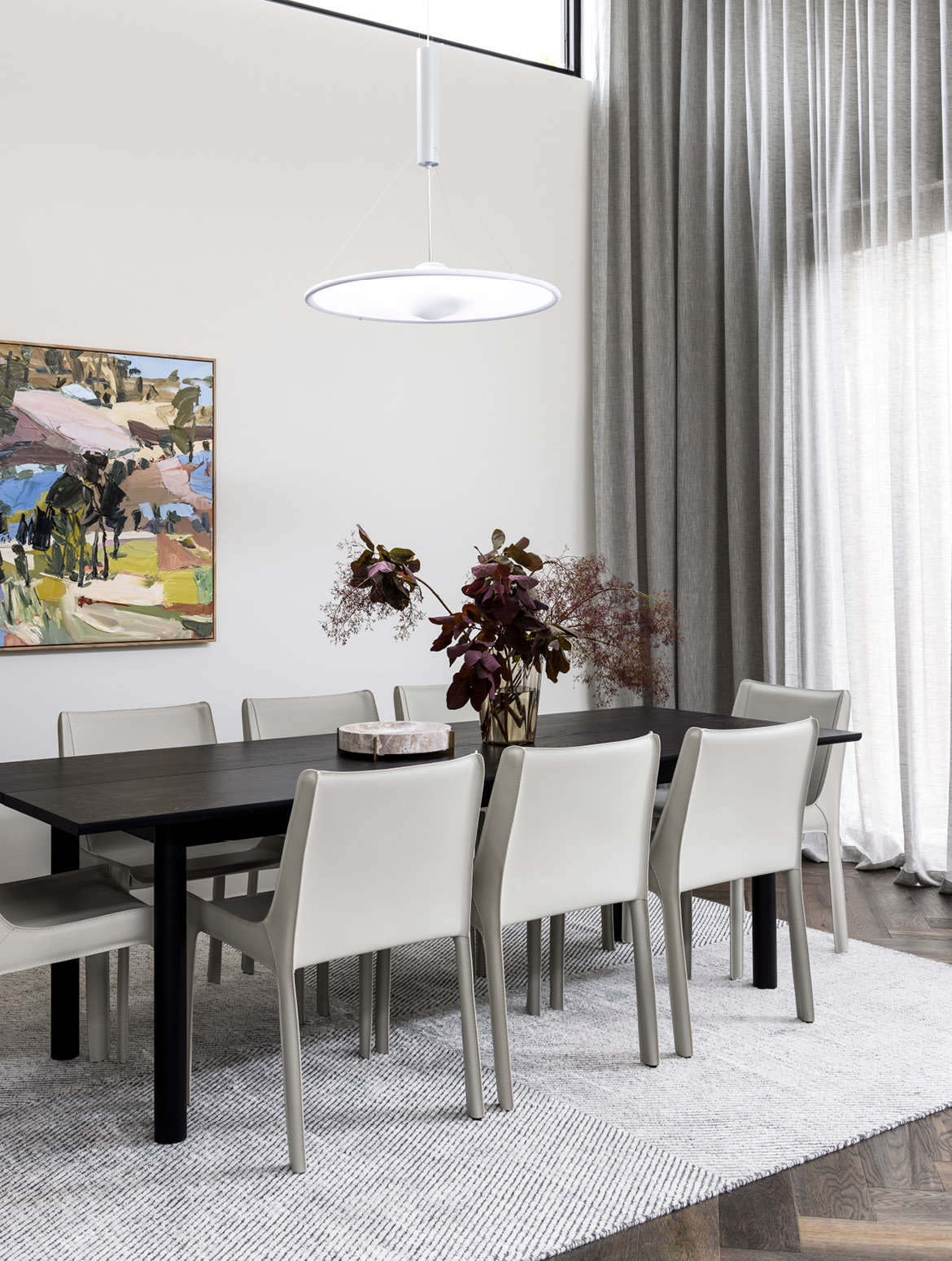 Pictured: Tolv Itamae Dining Table (colour sold out), Scout Dining Chairs, Tepih Neptune Rug and Ridge Round Large Marble Bowl Pictured: Tolv Itamae Dining Table (colour sold out), Scout Dining Chairs, Tepih Neptune Rug and Ridge Round Large Marble Bowl