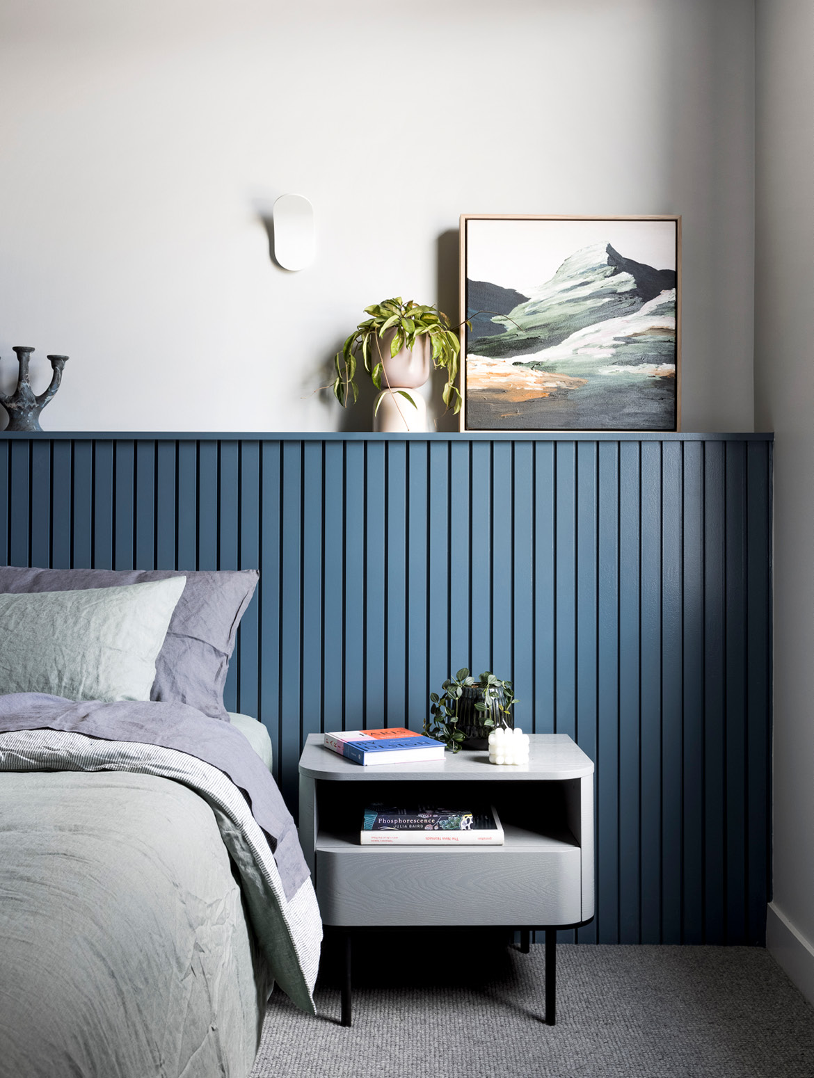 Pictured: Orson Round Bedside Pictured: Orson Round Bedside