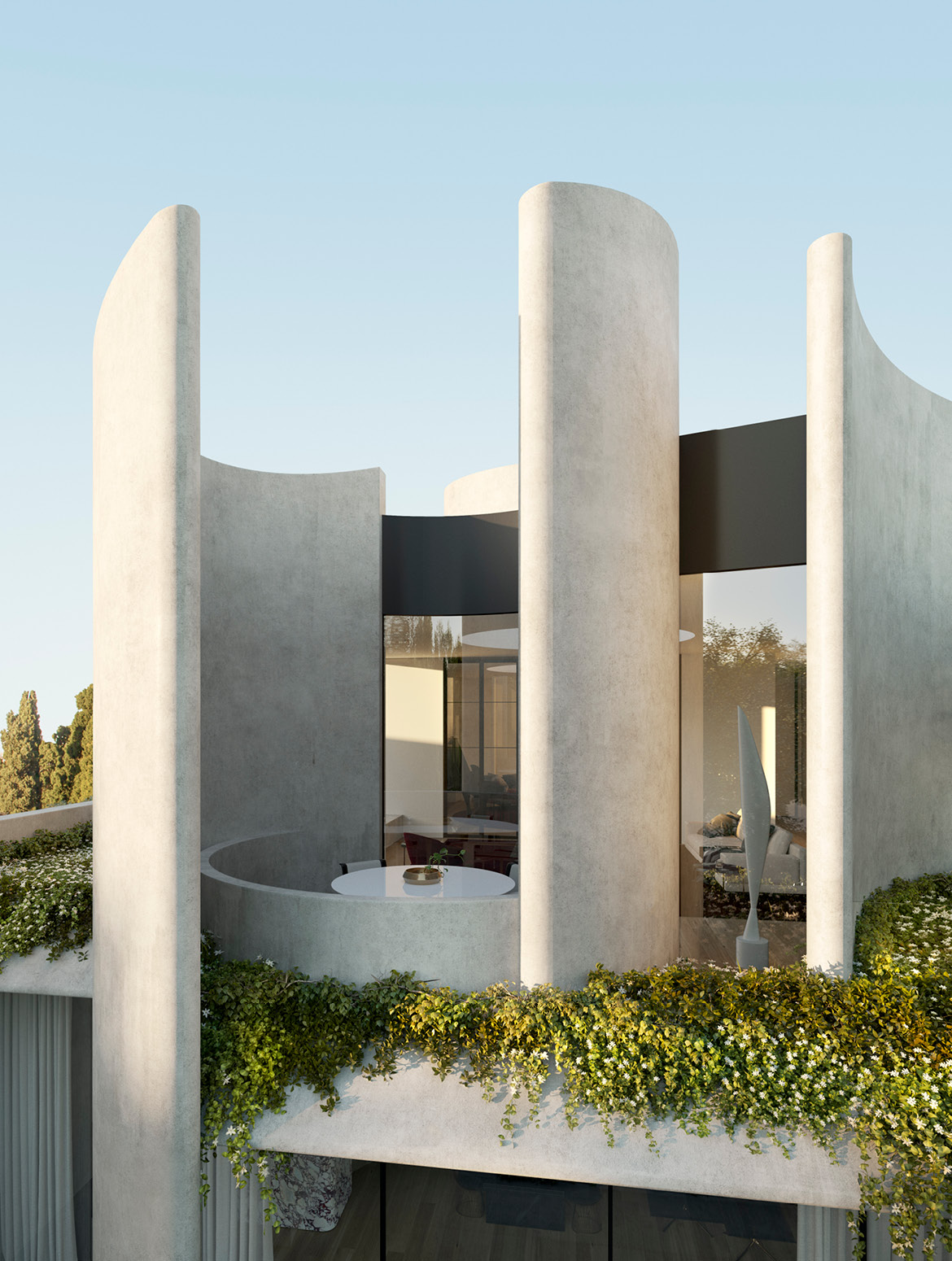 Pictured: Artist's Impression of Top Facade of Fawkner House Pictured: Artist's Impression of Top Facade of Fawkner House