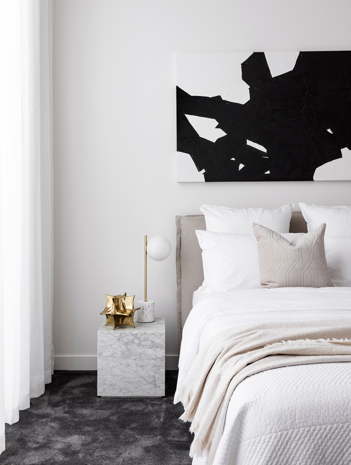 Pictured: Elle Block Square Marble Side Table Pictured: Elle Block Square Marble Side Table