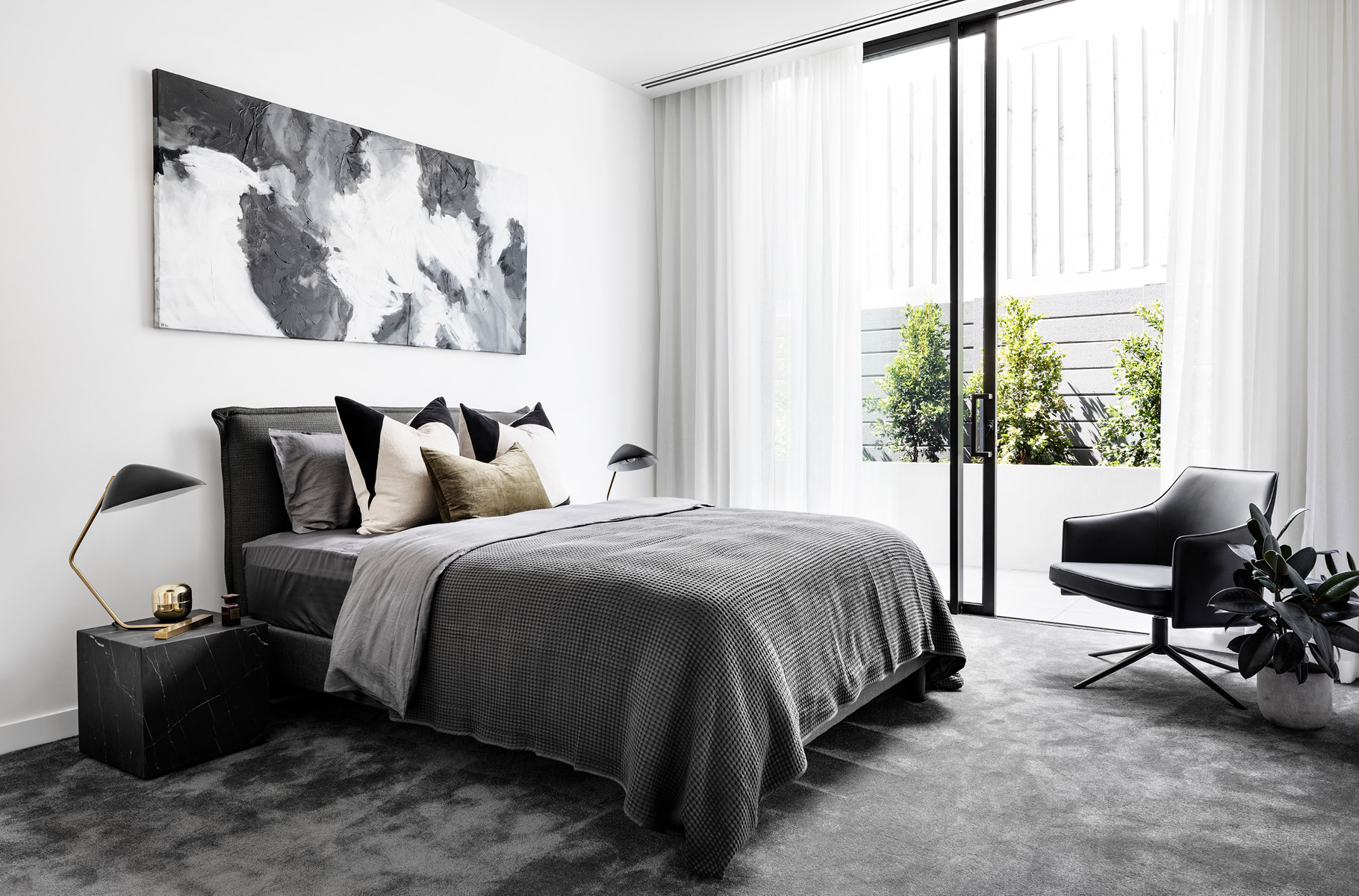 Pictured: Elle Block Square Marble Side Table Pictured: Elle Block Square Marble Side Table