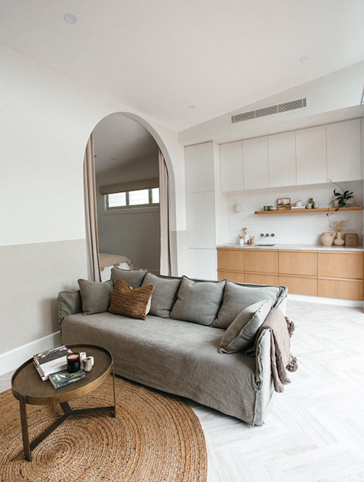 Pictured: GlobeWest Amelie Halo Coffee Table | For similar see our Vittoria Slip Cover sofa here. Pictured: GlobeWest Amelie Halo Coffee Table | For similar see our Vittoria Slip Cover sofa here.